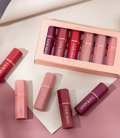 Matte Lipstick Gift Box Set with Non-Stick Formula