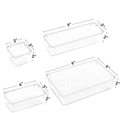 25PC Tableware Makeup Organizer Stackable